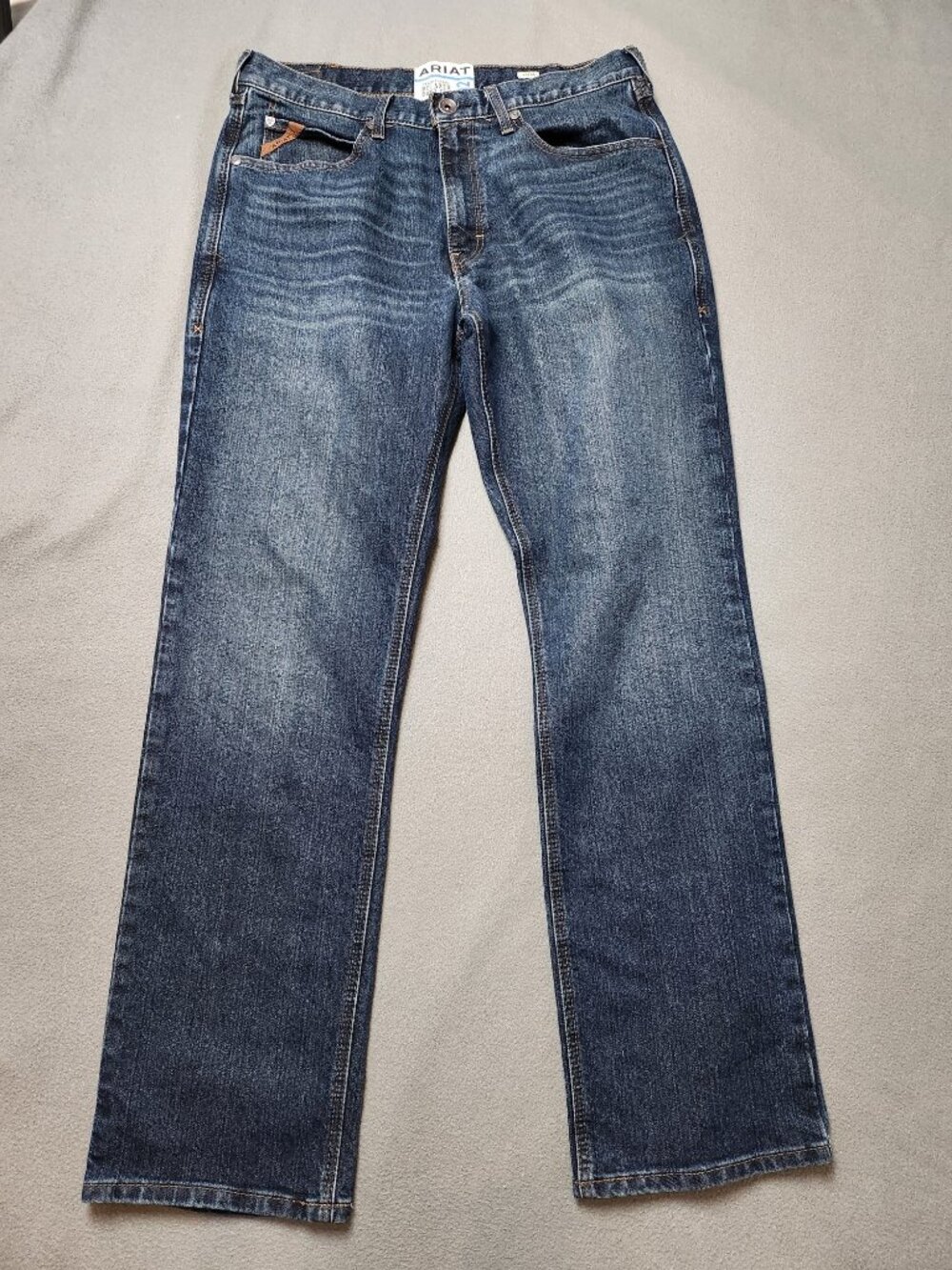 Ariat M2 Traditional Relaxed Pro Series Ray Boot Cut Jeans Men's 34 Dark Wash